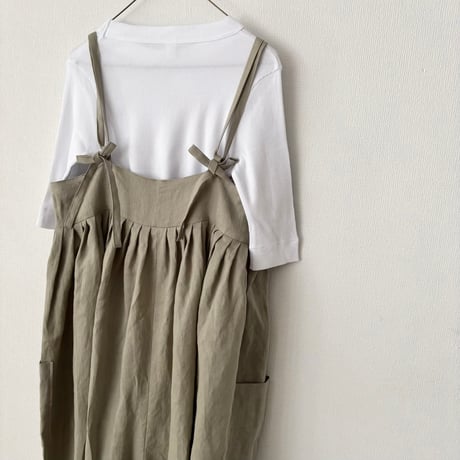 koton ソフトリネン サロペット