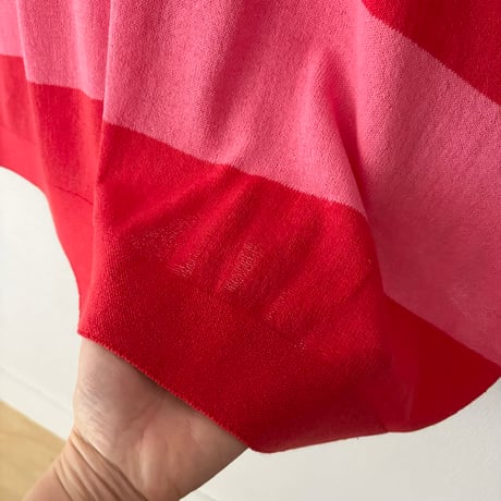 NATURAL LAUNDRY　ハイツイストボーダー ブロックプルオーバー