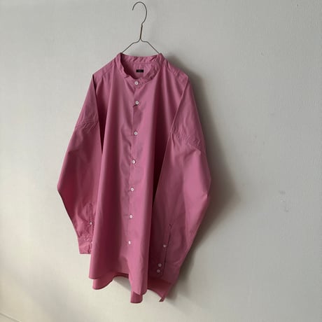 TISSU  コットンブロード バンドカラーシャツ・サイズ3