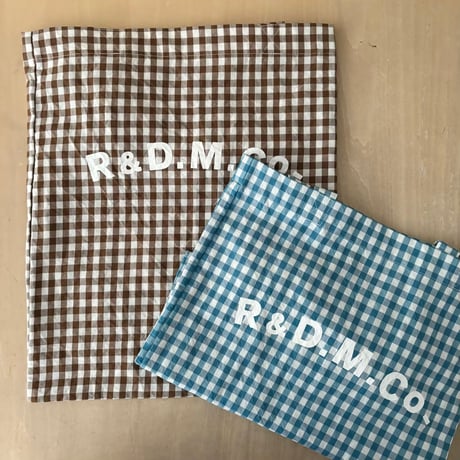 オールドマンズテーラー GINGHAM CHECK TOTE BAG・Peacock