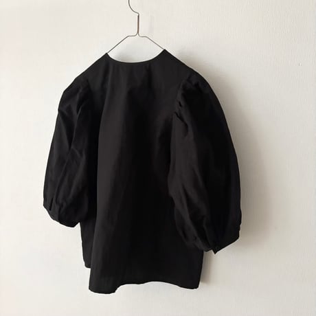 オールドマンズテーラー COTTON LINEN SILK WASHER BOLERO・Black