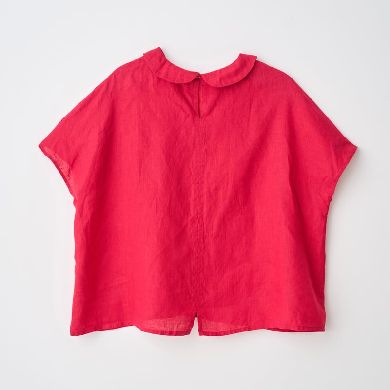 FOG LINEN WORK itonowa Life別注 丸襟 ブラウス・フランボアーズ |