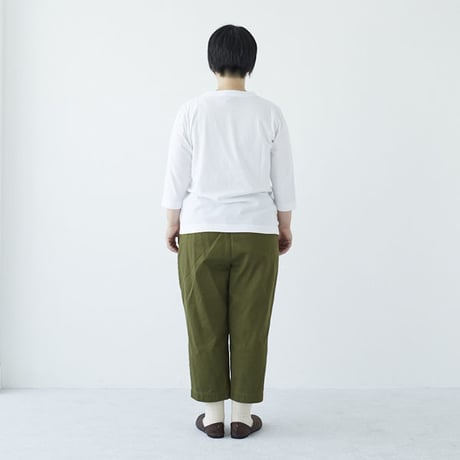 homspun 天竺Tシャツ 七分袖