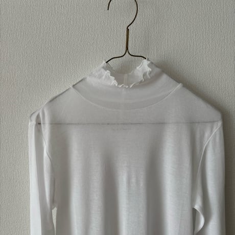 Hands of creation 強撚ガーゼフライス ハイネックプルオーバー