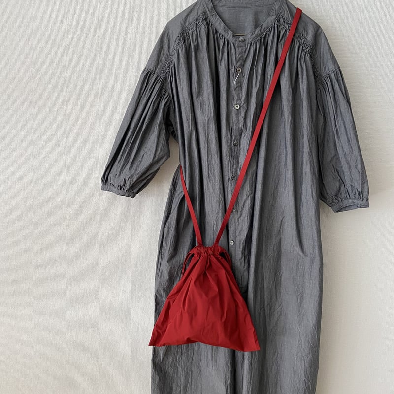 formuniform Drawstring Bag SS＋strap RED | iton