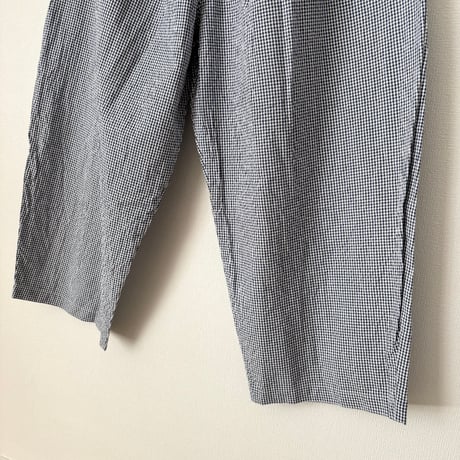 NATURAL LAUNDRY サッカーギンガムチェック エッグパンツ