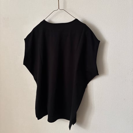 koton オーガニックコットン天竺 ドロップショルダーノースリーブプルオーバー