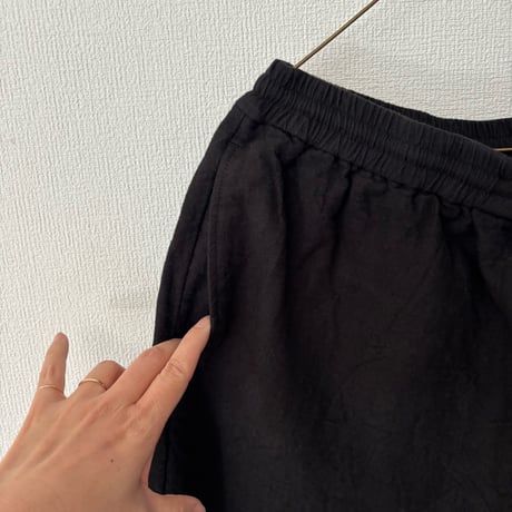 OUVERT  ヴィンテージアンティークリネン ストレート イージーパンツ