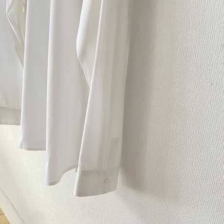 atelier naruse FORMAL コットン丸襟シャツ