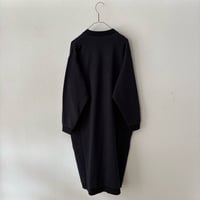 PARIS DE AOUNE   ジャガードクルーネックカーディガン・ネイビーヘリンボン