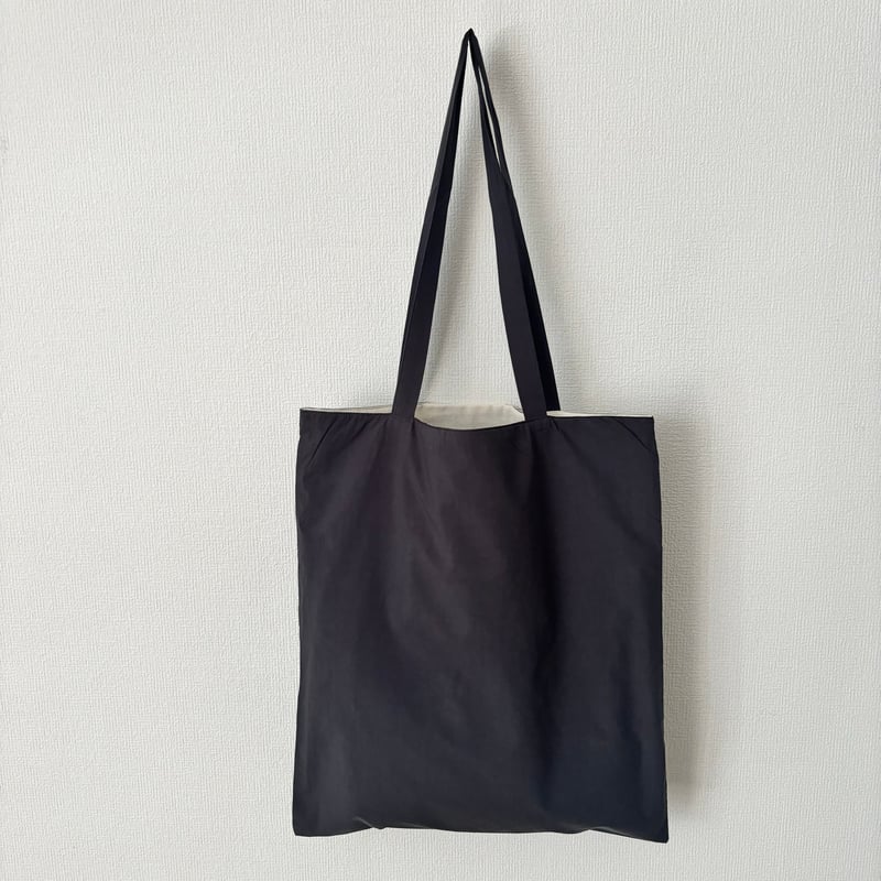 pot and tea ブーケ刺繍トートバッグ・濃いグレー | itonowa Life O