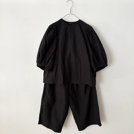 オールドマンズテーラー  COTTON LINEN SILK WASHER GUM PANTS・Black