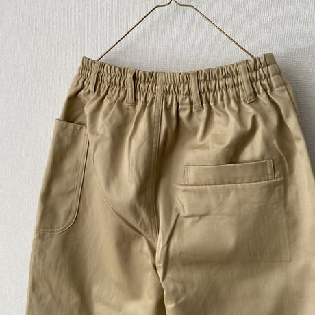 atelier naruse コットンチノウエストゴムバルーンパンツ
