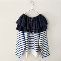 buoybuoy 綿サテンピグメント染 FRILL ショール