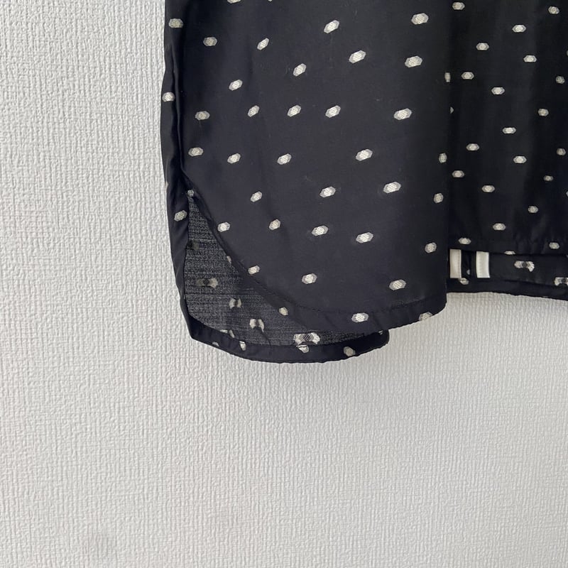 オールドマンズテーラー JACQUARD POLKA DOTS PULL OVER SHIRT