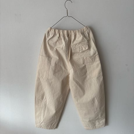Hands of creation Organic Cottonネップウェザークロス イージーオーバルパンツ