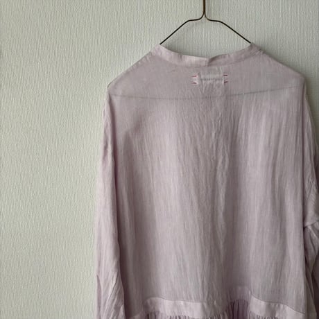 atelier naruse linen shirt  one-piece ・lavender pink