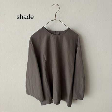 humoresque 絹紡リネン リラックスタフタ relax pullover