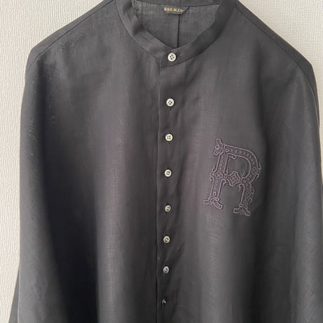オールドマンズテーラー  EMBROIDERY BUGGY SHIRT