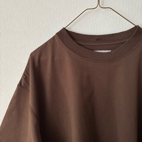 OUVERT KANDOU天竺 ロールアップスリーブ プルオーバー