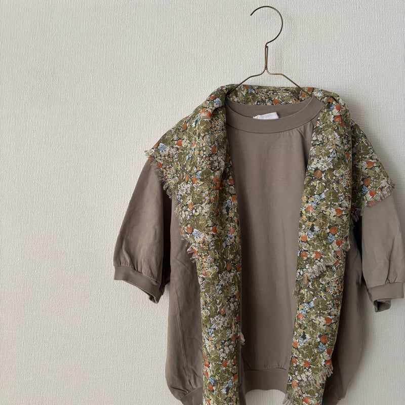 オールドマンズテーラーWILD BERRY FIELD LAWN GAUZE SHAWL・Se