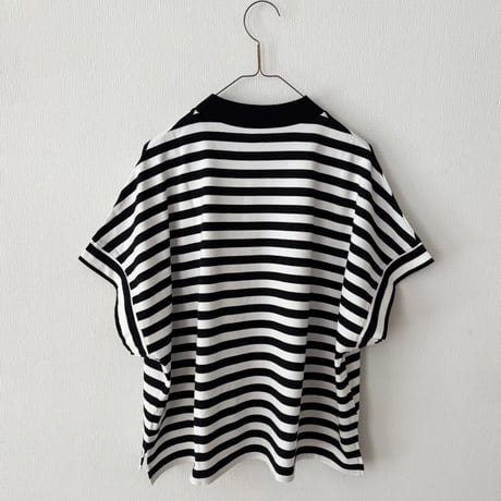 TISSU  クラッシック天竺 モックネックドルマンTシャツ