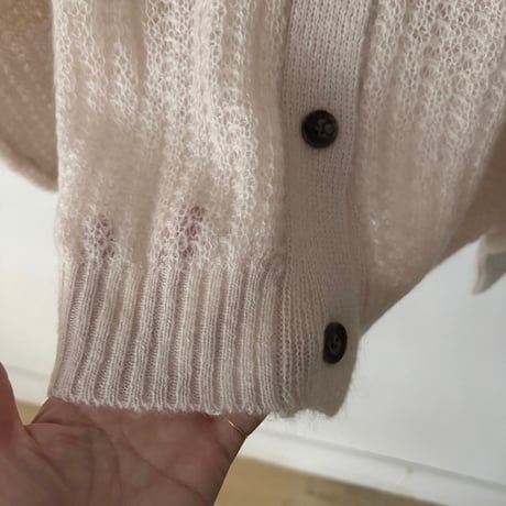 yuni wool Mohair Nylon カーディガン