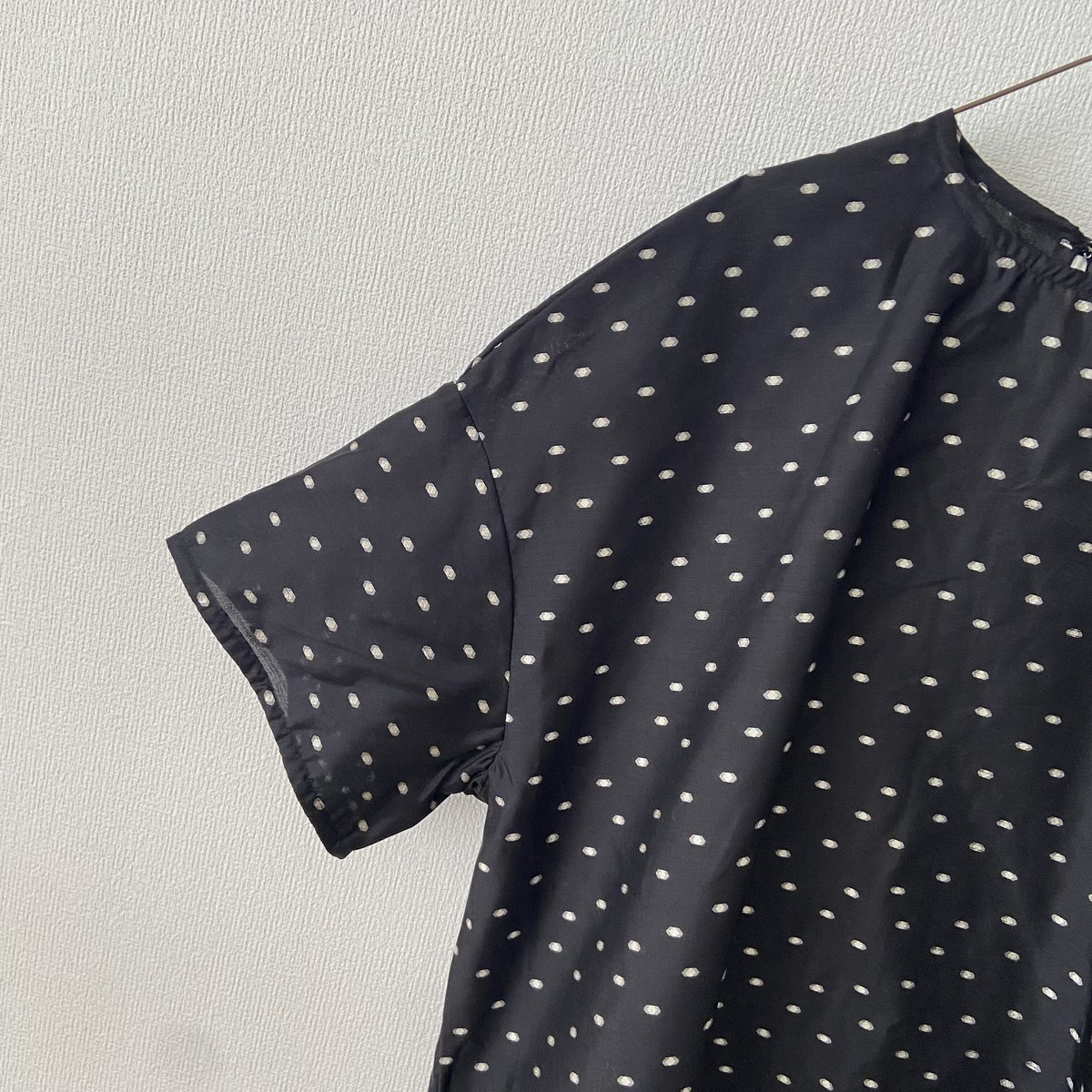 オールドマンズテーラー DOTS PULL OVER SHIRT オールドマンズテーラー JACQUARD POLKA DOTS PULL OVER SHIRT