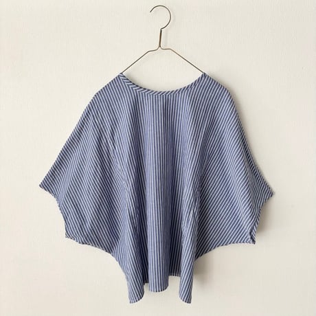 NATURAL LAUNDRY　綿麻ドビーストライプ 2wayシャツ
