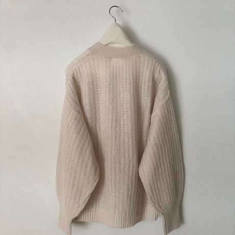 yuni wool Mohair Nylon カーディガン