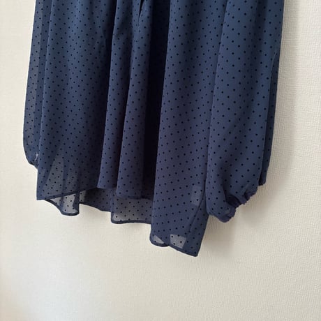 somewearclothing  ネックギャザーフリルブラウス