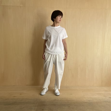 homspun 天竺Tシャツ 半袖 ・TOPダークチャコール(2026SS)
