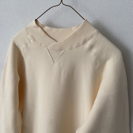 atelier naruse コットン吊り裏毛モックネックスウェット