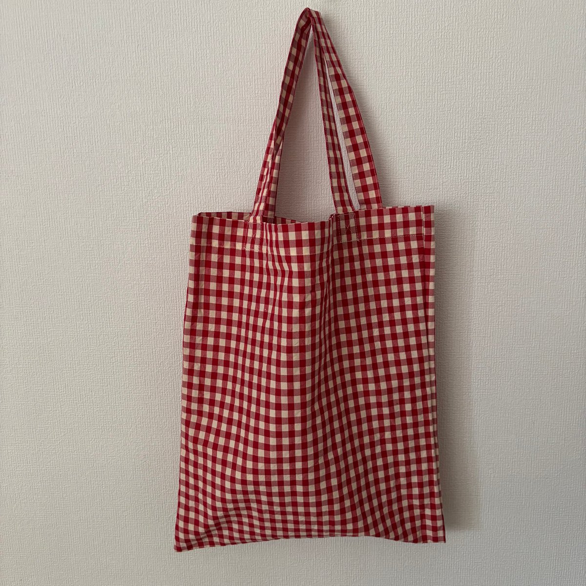 オールドマンズテーラー GINGHAM CHECKI TOTE BAG・Red | itono