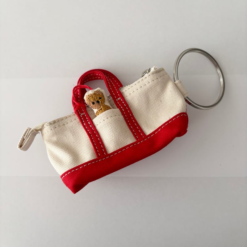 オールドマンズテーラー MINI MINI TOTE KEY RING・RED×BEARつき