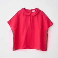 FOG LINEN WORK itonowa Life別注 丸襟 ブラウス・ピジョン（薄いグレ