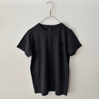 homspun 天竺Tシャツ 半袖 ・TOPダークチャコール(2026SS)
