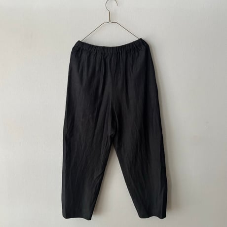 yuni  レーヨンコットン soft denim relax cropped pants