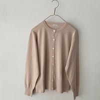 homspun ソフトコンパクトヤーン クルーネックカーディガン