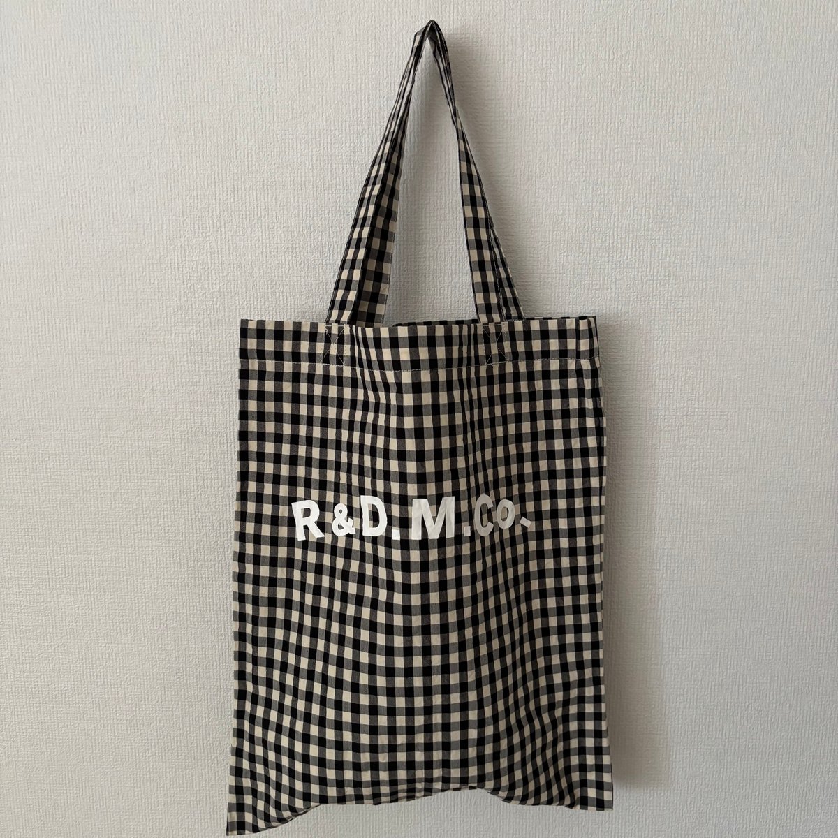 R&D.M.o-☆GINGHAM CHECK DRAWSTRING BAG2点 R&D.M.o-☆GINGHAM CHECK DRAWSTRING BAG2点 Rhythm Birdie