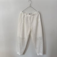 TISSU  パッチワークレース　ジョガーパンツ