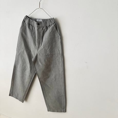 Hands of creation コットンリネン リバーシブルカルゼファナージュ ワークパンツ