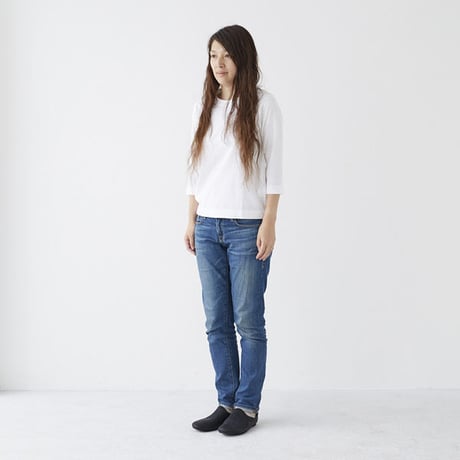 homspun 天竺Tシャツ 七分袖