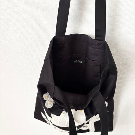 raha cotton twill flower bag
