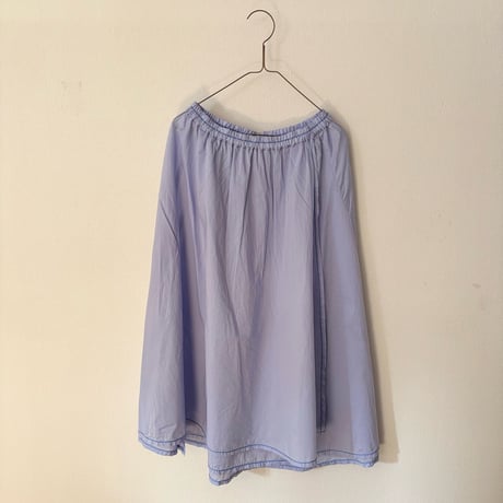 homspun  80/1 無地ラップフレアスカート
