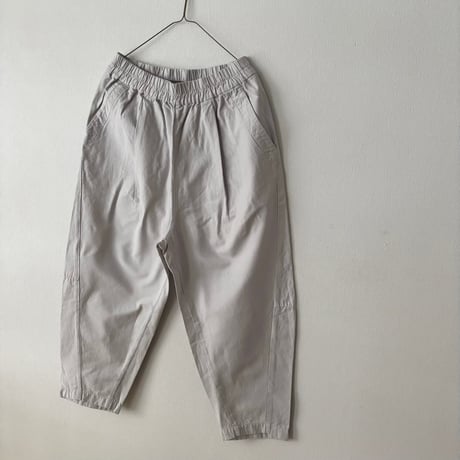 Hands of creation 綿麻バックサテン オーバルパンツ
