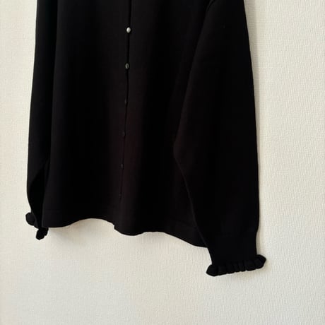 Hands of creation  super merino ポイントフリル2wayカーディガン