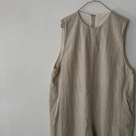 yuni 高密度COTTON LINEN オールインワン