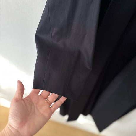 atelier naruse FORMAL コットンスタンドカラーコート