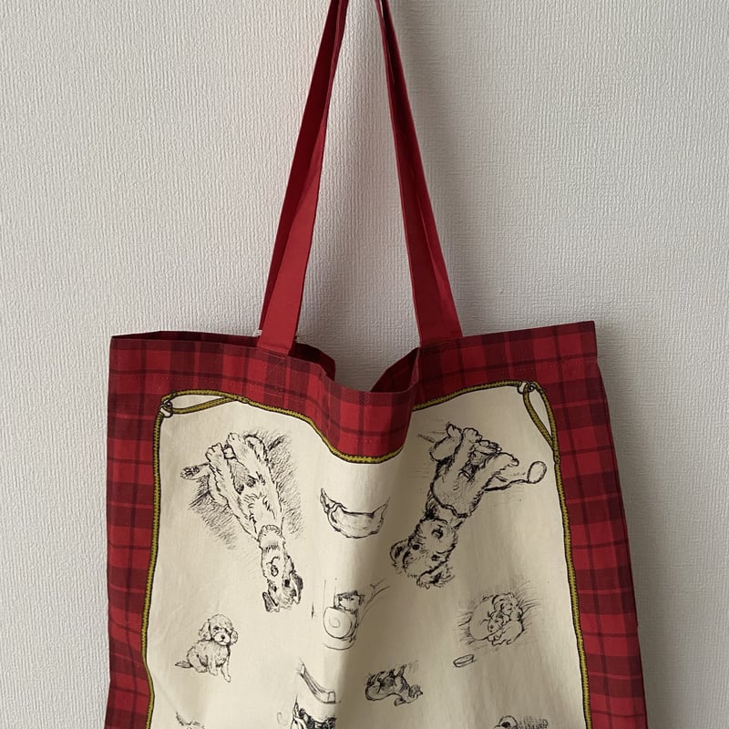 オールドマンズテーラー SKETCH BOOK PANEL BAG Dog Red |